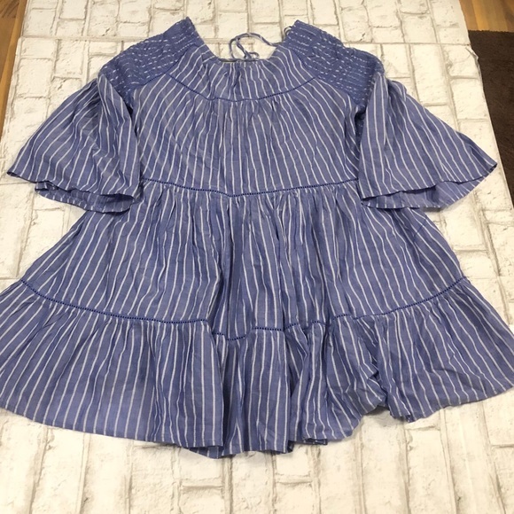 NEW!! Free People Lola Embroidered Mini Dress - Picture 8 of 9